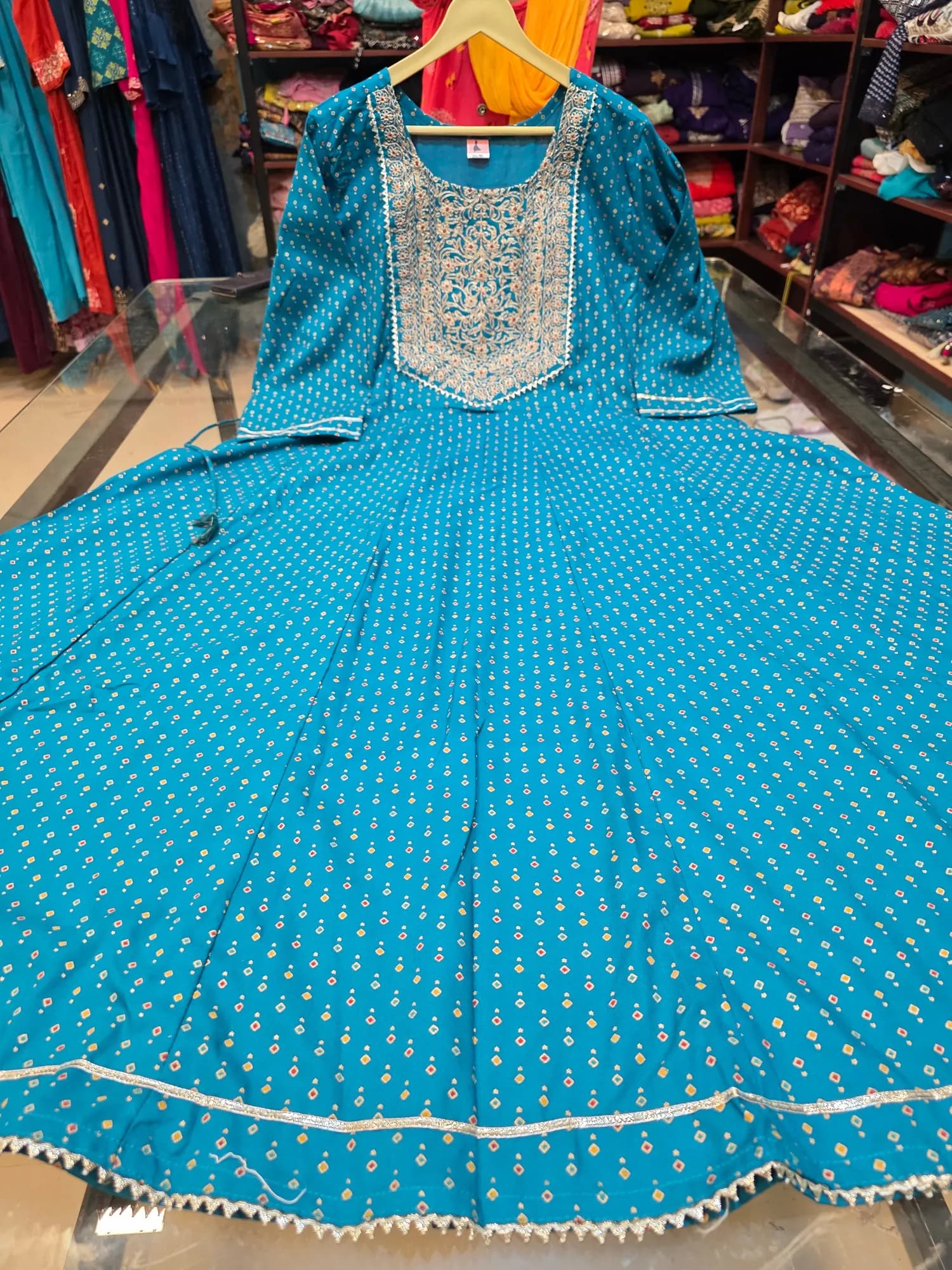 Plus Size Party Wear Anarkali Kurtis 29(3XL) - Image 1